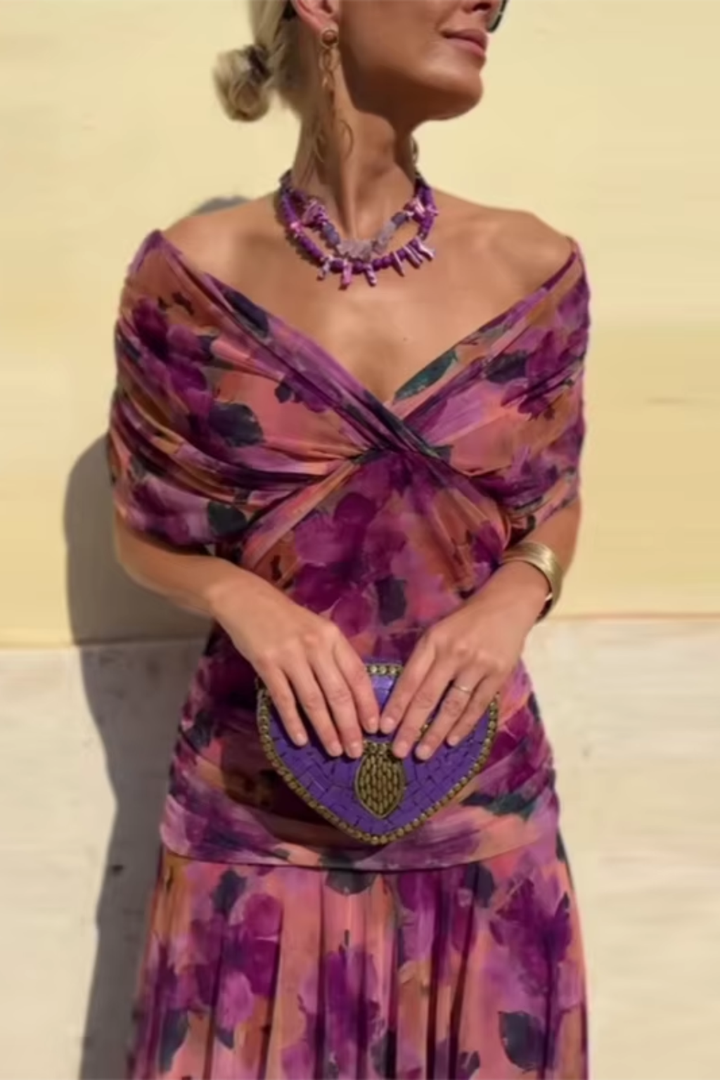 Fenwick Draped Evening Dress