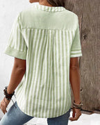 ANYA STRIPED BLOUSE