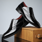 Stirling Leather Brogue Dress Shoes