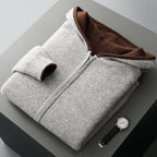 CYRUS REVERSIBLE CASHMERE HOODIE