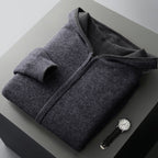 CYRUS REVERSIBLE CASHMERE HOODIE