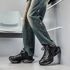 ALVERTON LEATHER TRAINERS