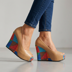 Nina Wedge Sandals