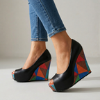 Nina Wedge Sandals