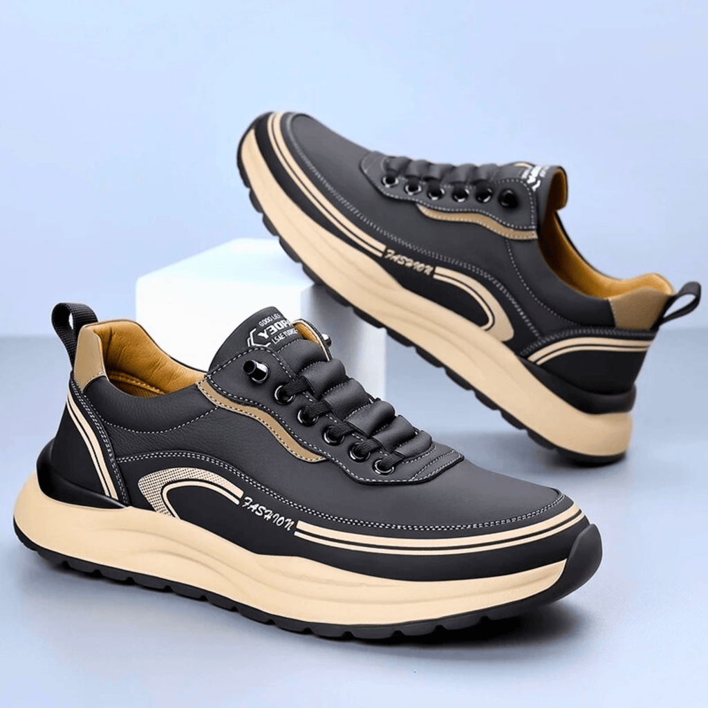 BRIXTON LEATHER TRAINERS