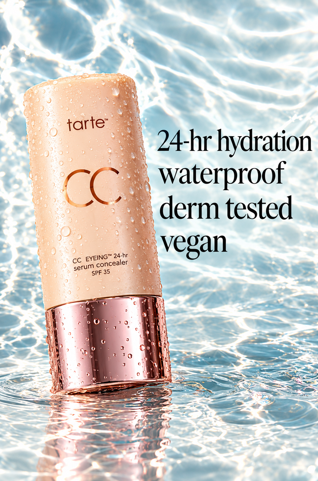 Waterproof hydrating CC complexion product
